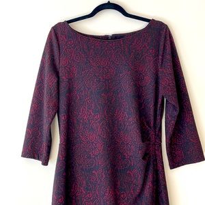 Talbots Floral Knit Dress